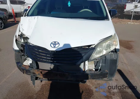 2011 Toyota Sienna Base V6 из США, поврежденный, VIN 5TDZK3DC5BS164903